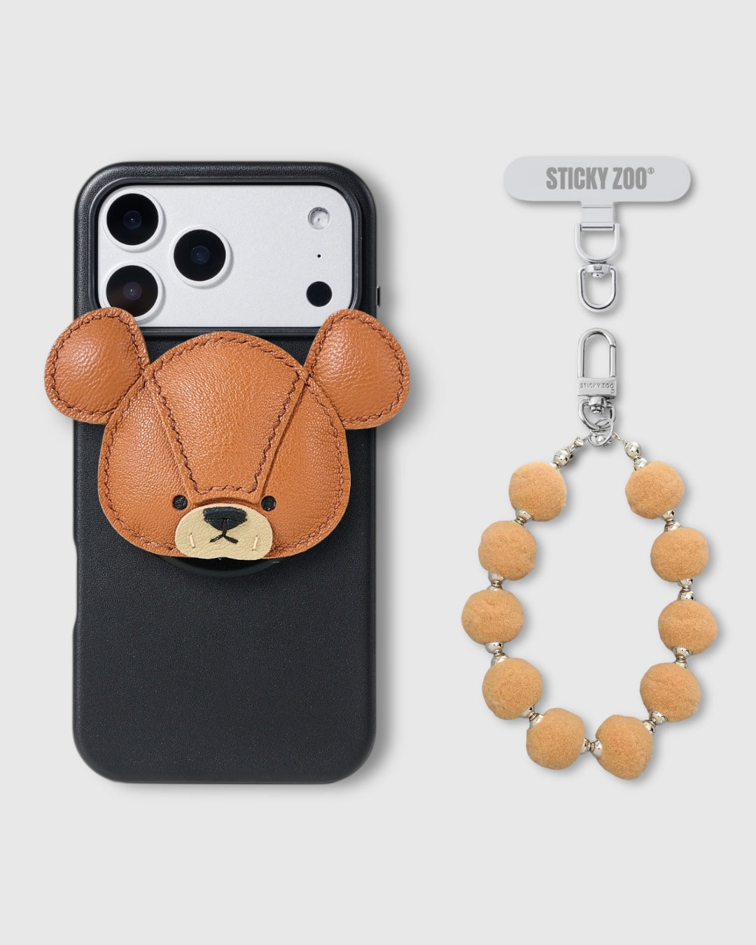 TEDDY GEM CHARM CASE SET