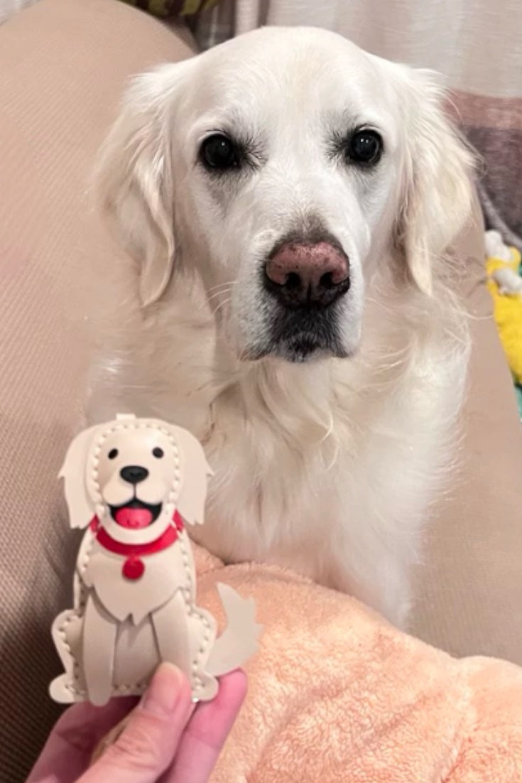 GOLDEN RETRIEVER BAG CHARM