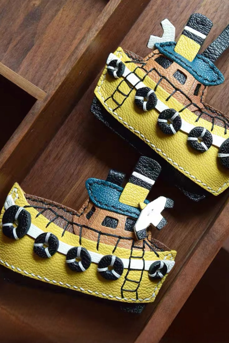 【STICKY ZOO】 レモンクラッシュスタックチャーム Sticky Zoo® Lemon Crush Charm - Handmade Crochet Bag Charm