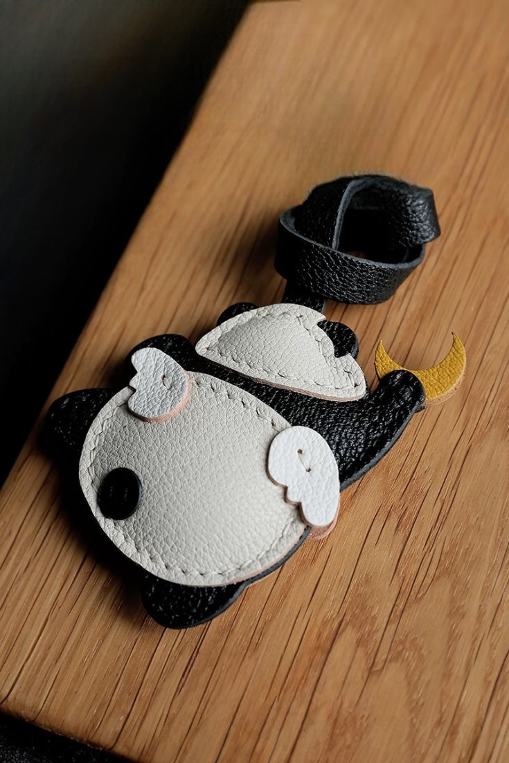 MOON PANDA BAG CHARM