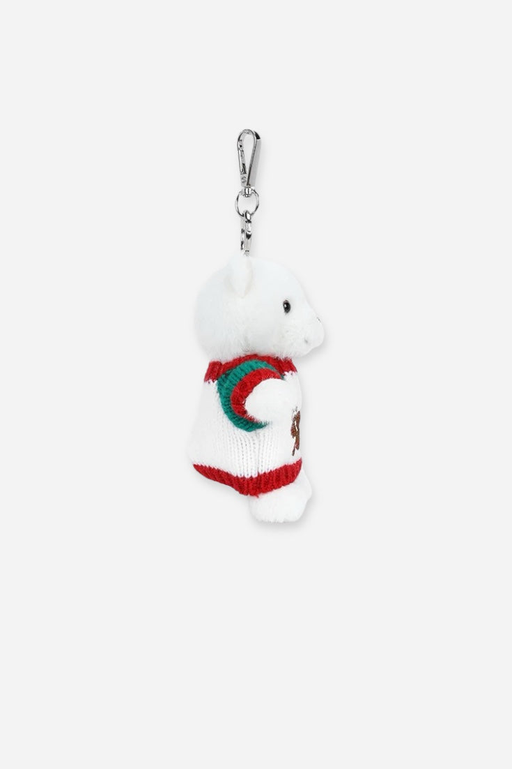 HOLIDAY HUGS BEAR BAG CHARM