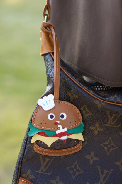 PORK FILLET CHEESEBURGER BAG CHARM