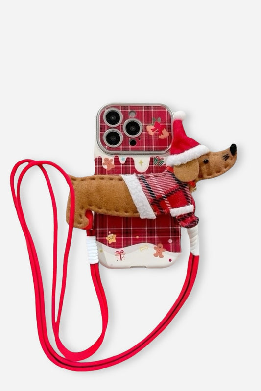 DACHSHUND PUPPY HOLIDAY CASE