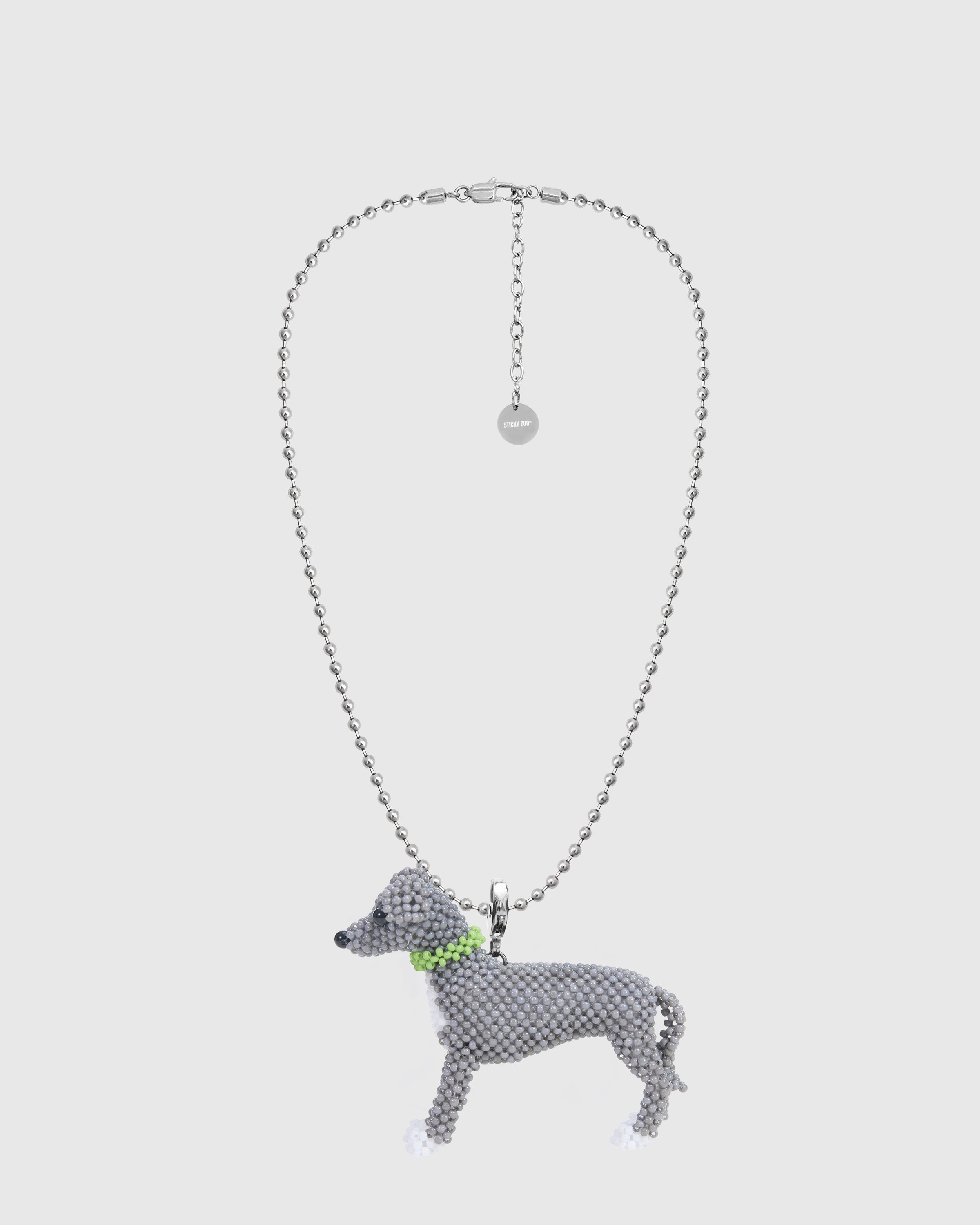GREYHOUND BEAD NECKLACE