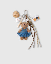 TEDDY V DŽÍNOVÉM STACK CHARM
