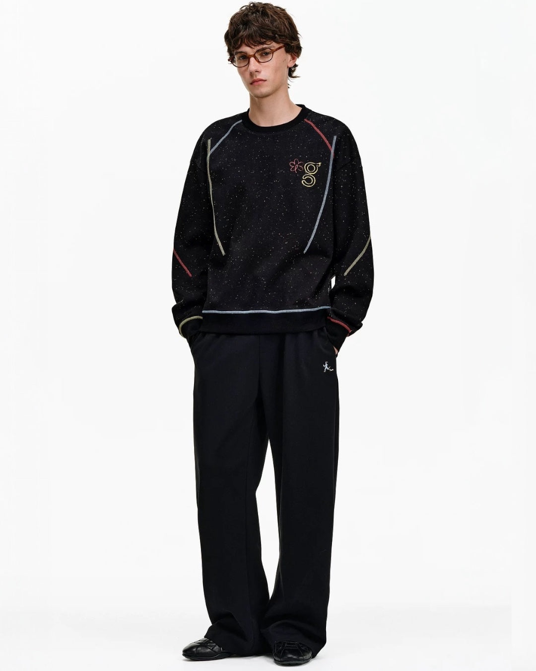 DACHSHUND BLOOM RINGER SWEATSHIRT