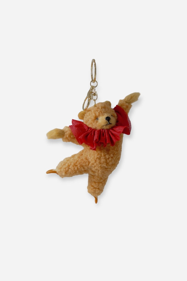 DANCING TEDDY BEAR BAG CHARM