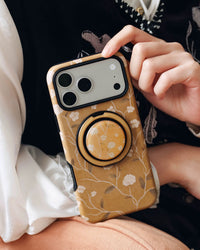 CUSTODIA PER TELEFONO RAMO IN FIORE D'AUTUNNO