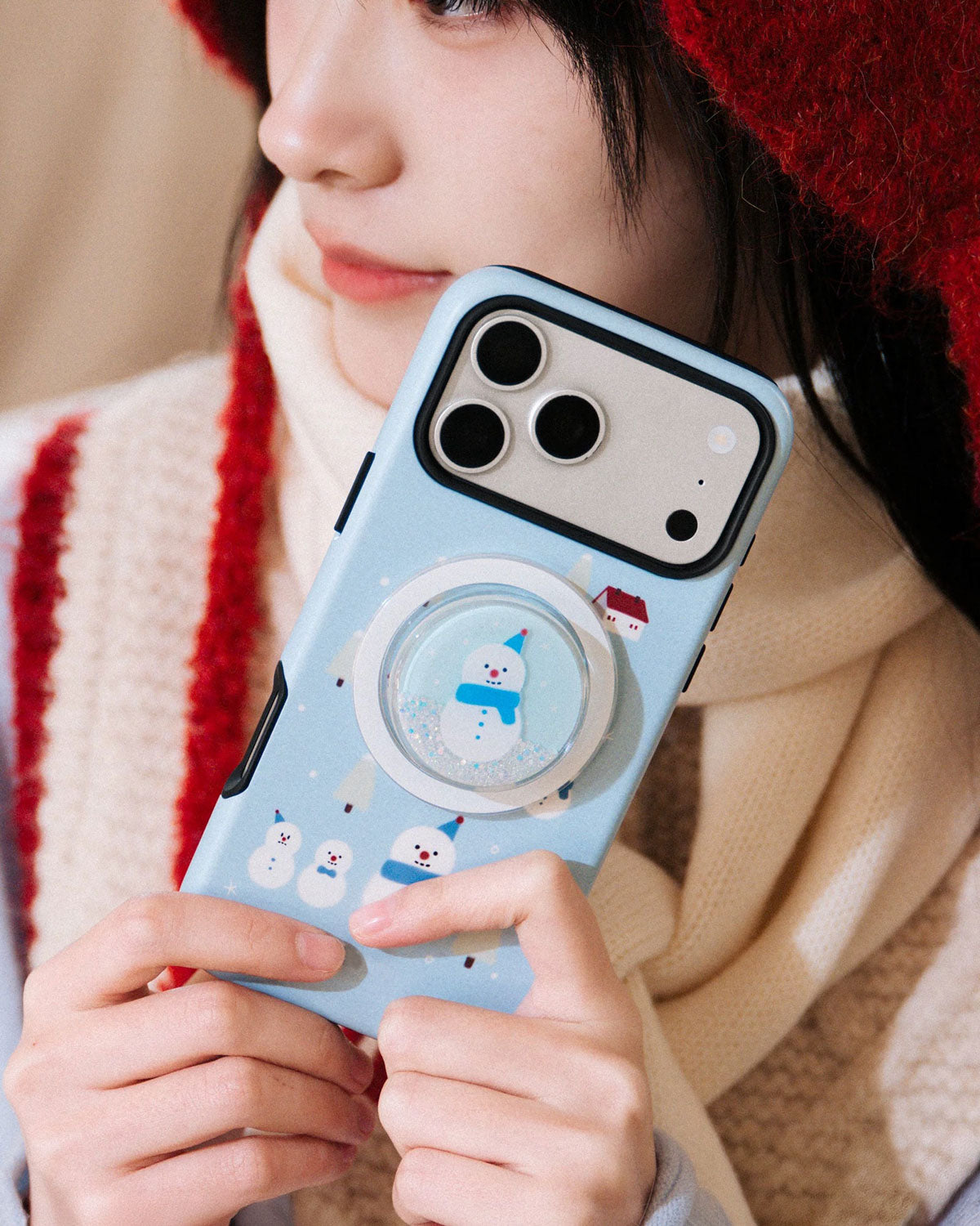 OBAL NA TELEFON SNĚHULÁK NA SNĚHOVÝ DEN