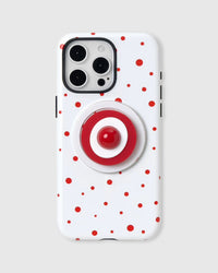 ČERVENÝ LAKOVANÝ OBAL NA TELEFON