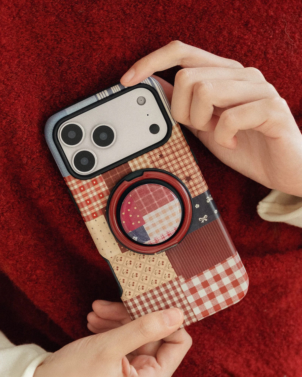 SAMPUL TELEFON BUSUR BERWARNA MERAH