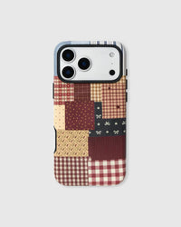 ČERVENÝ LAKOVANÝ OBAL NA TELEFON