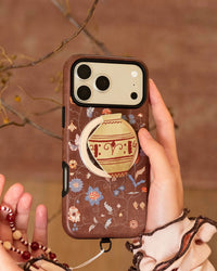 ČERVENÝ LAKOVANÝ OBAL NA TELEFON