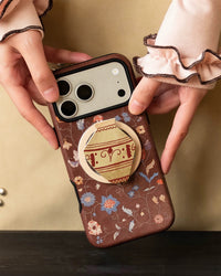 ČERVENÝ LAKOVANÝ OBAL NA TELEFON