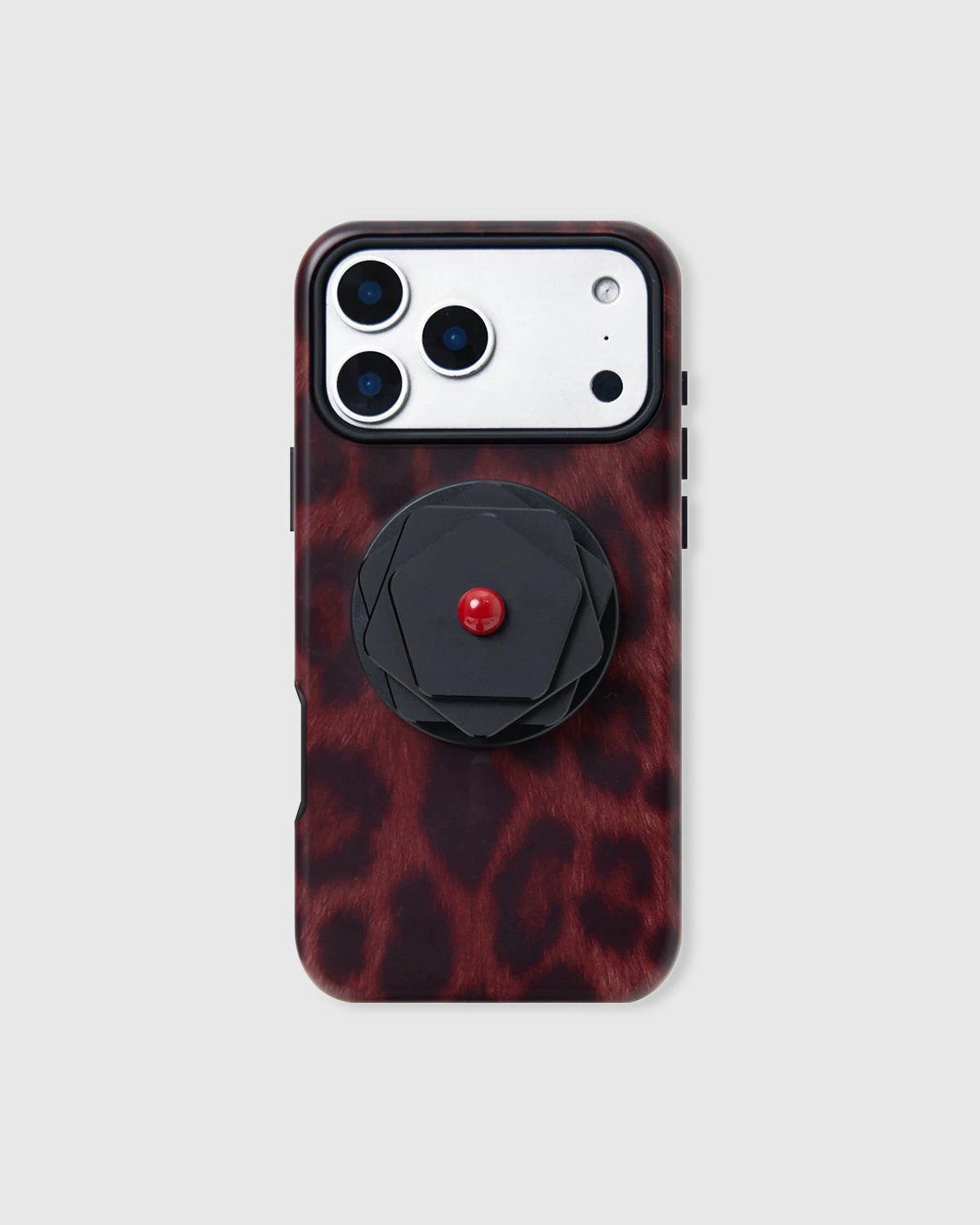 RODE GESCHILDERDE BOOG TELEFOONHOESJE