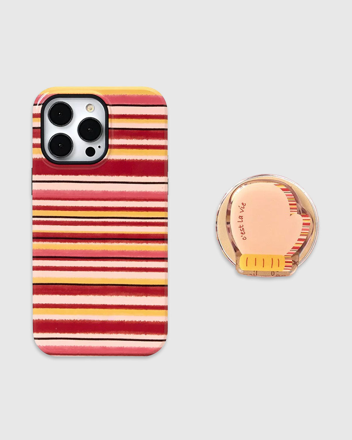Warm Stripe Oven Glove Phone Case