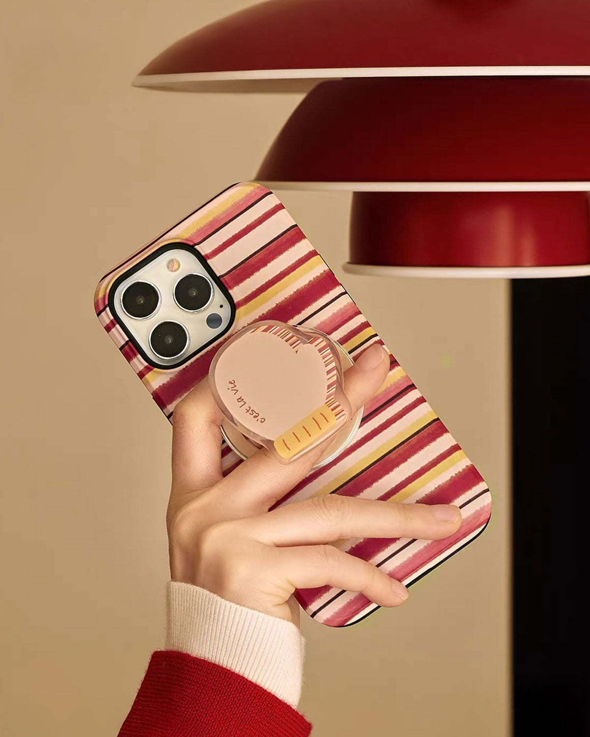 Warm Stripe Oven Glove Phone Case