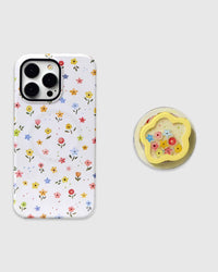 Mini květinové rozptýlené pouzdro na telefon