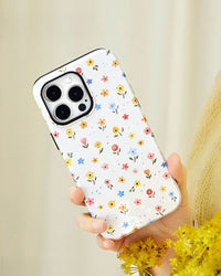 Mini květinové rozptýlené pouzdro na telefon