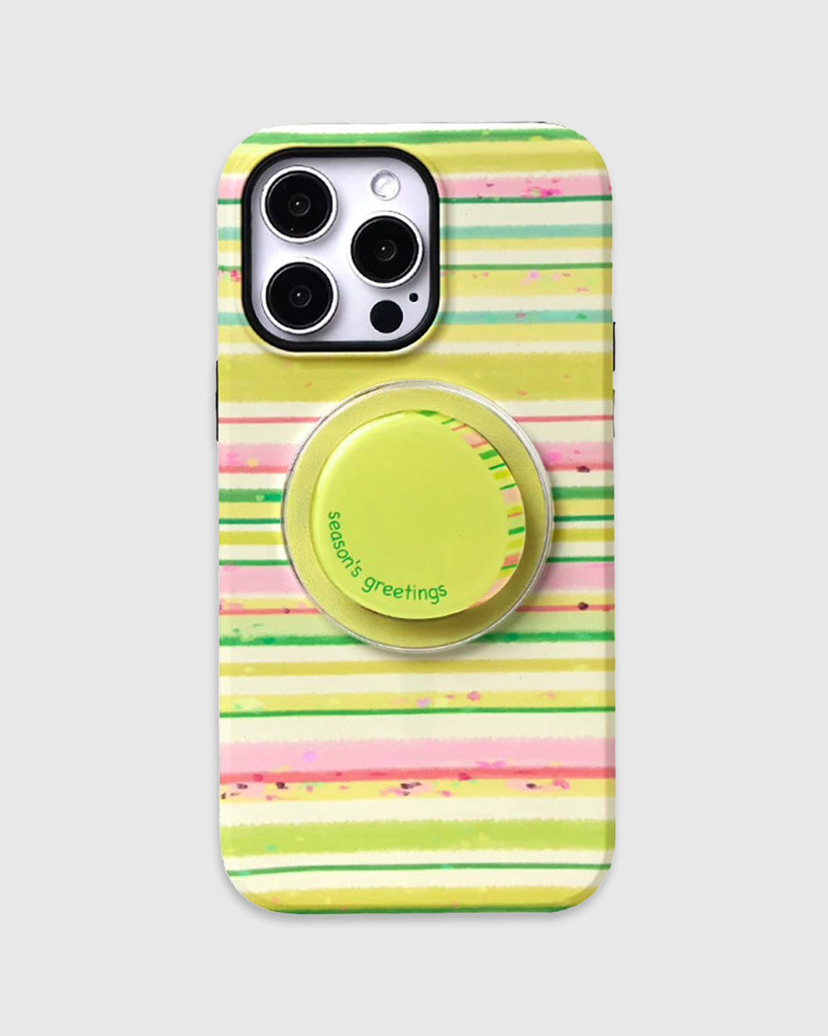 Sarung Telefon Ucapan Musim Jalur Pastel