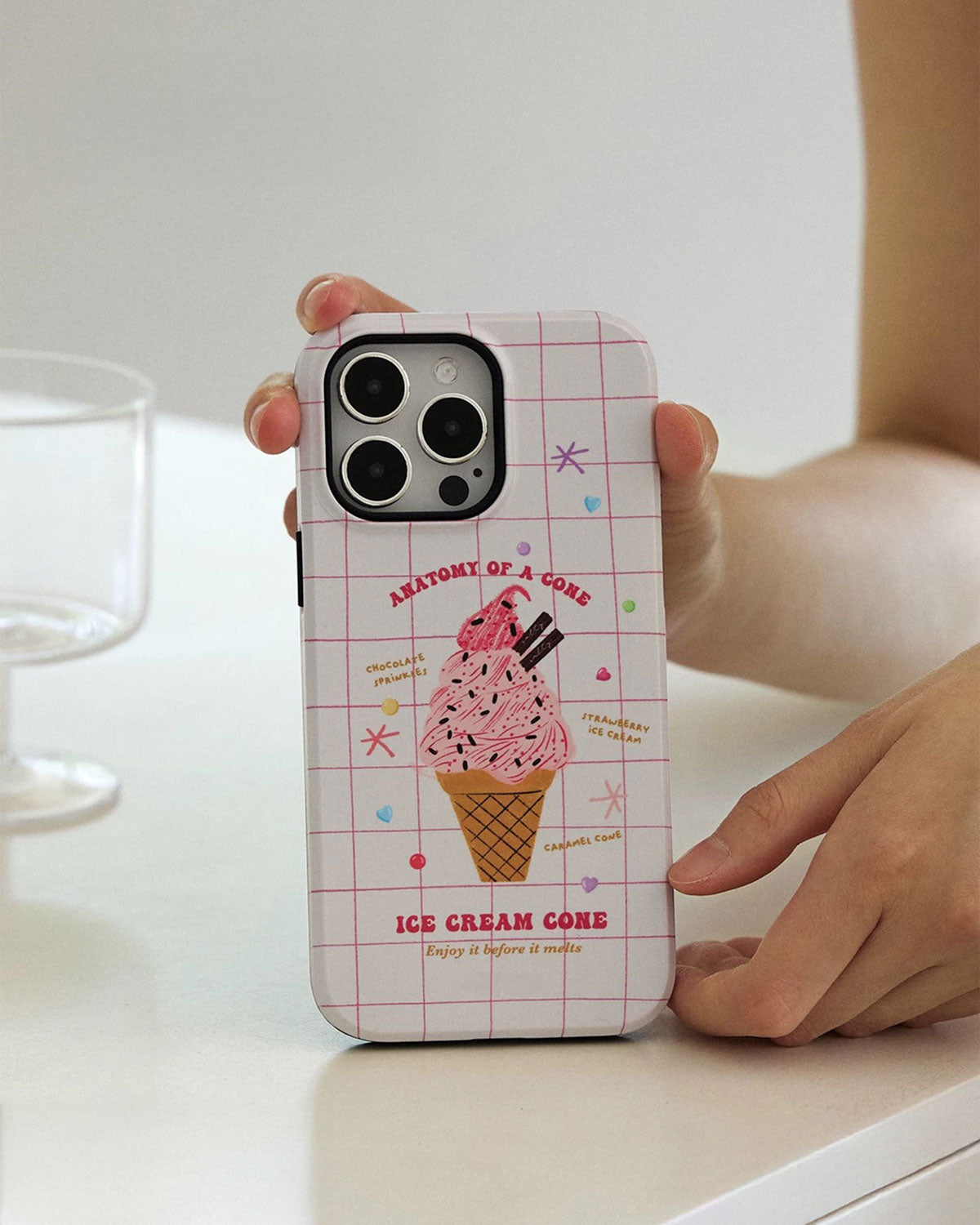 ICE CREAM CONE PHONE CASE
