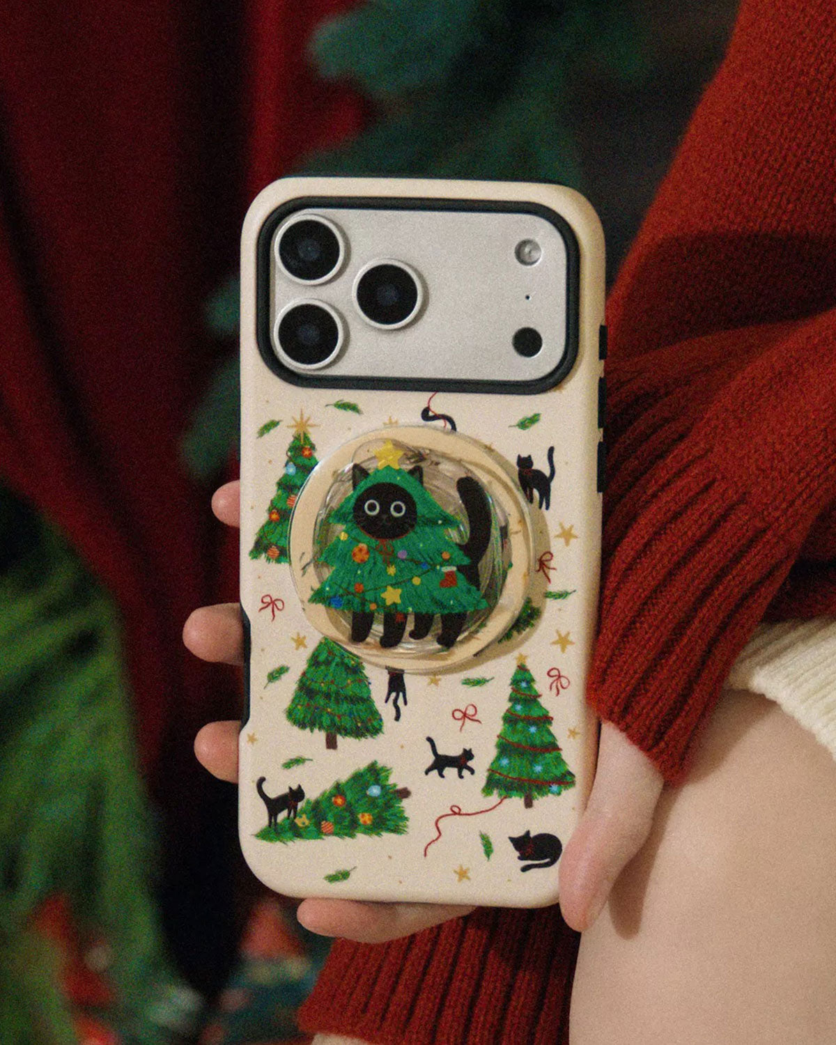 Holiday Cat Tree Phone Case
