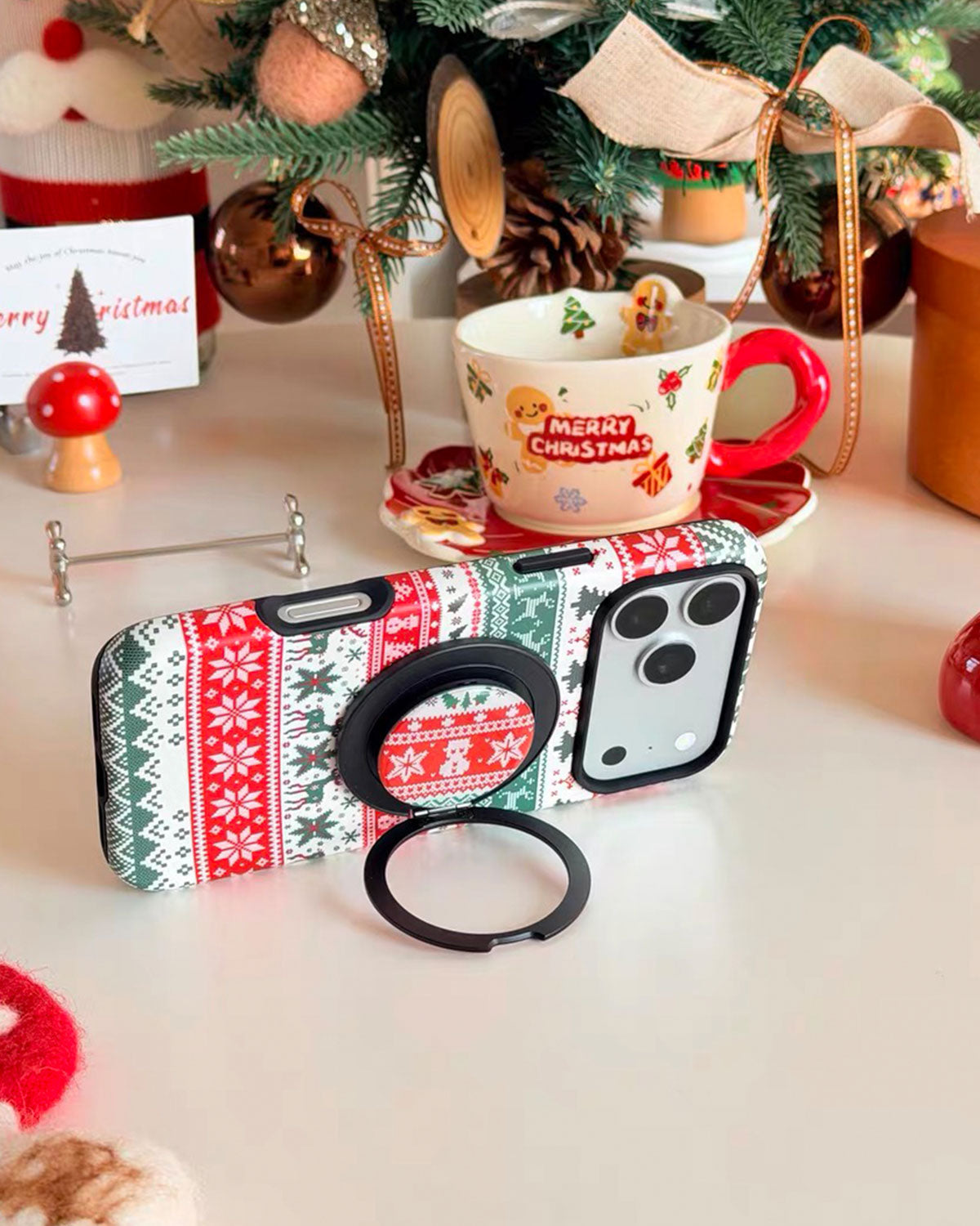 Holiday Knit Pattern Phone Case