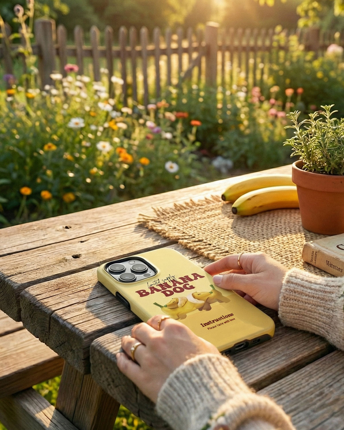 Banana Dog Phone Case