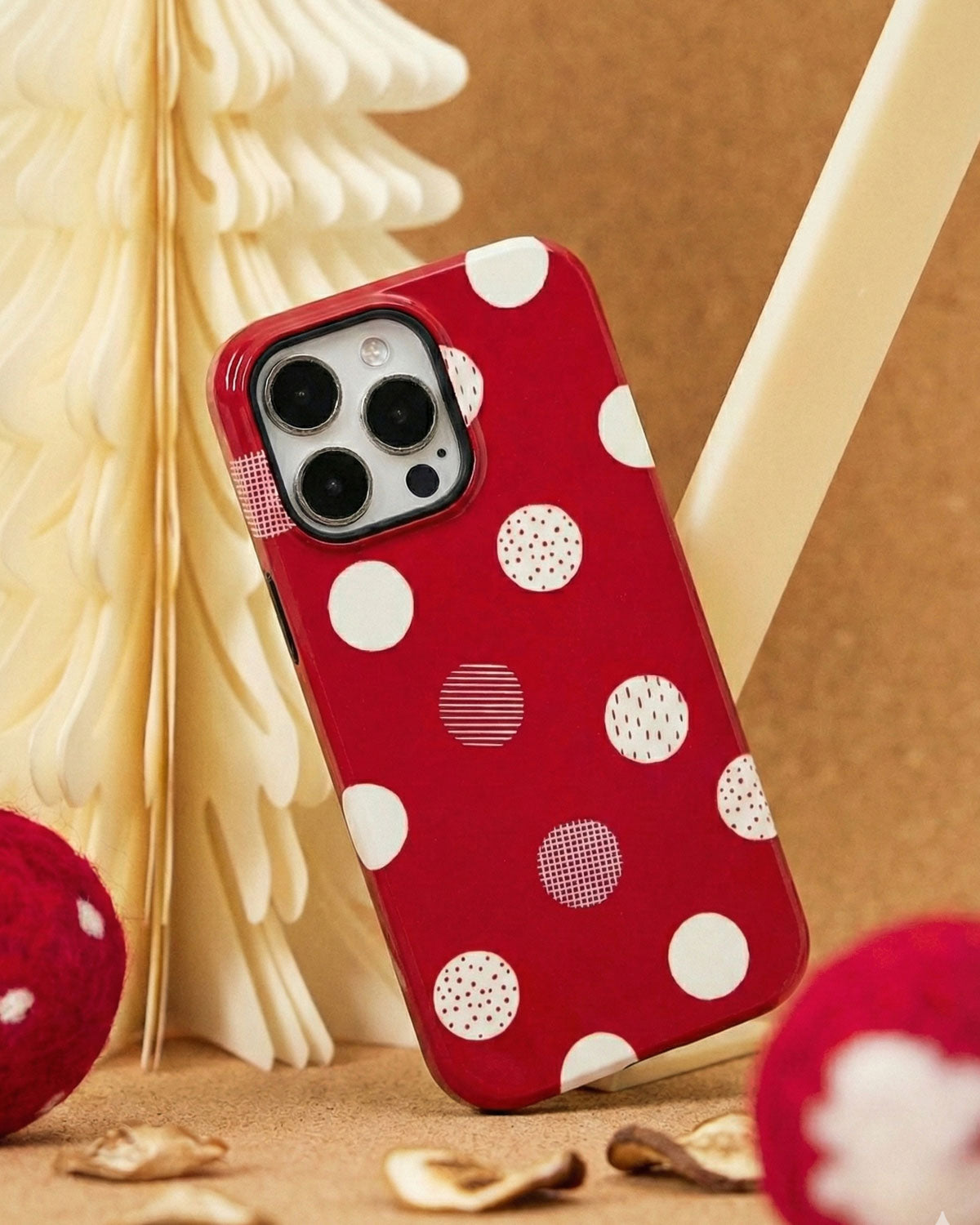 Red Polka Dot Phone Case