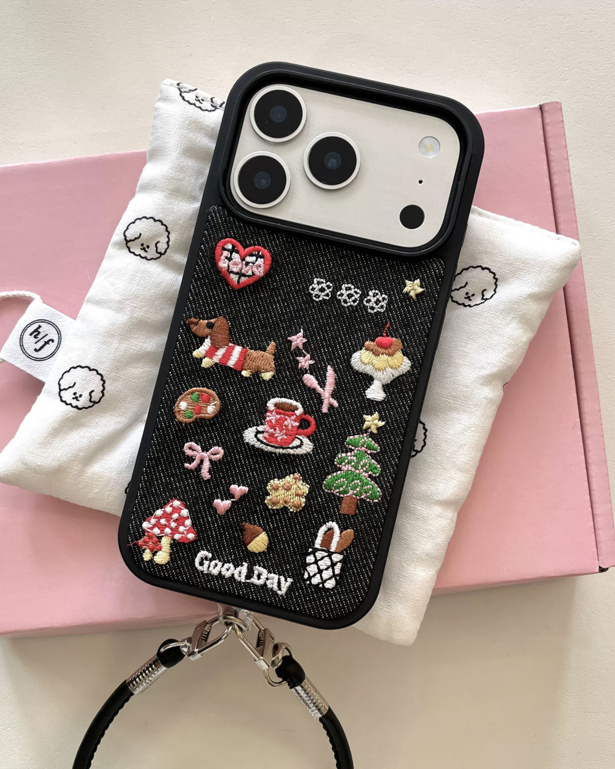 GOOD DAY ICON STRAP PHONE CASE