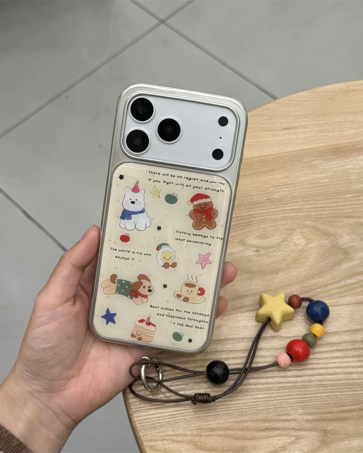 HOLIDAY JOY STRAP PHONE CASE