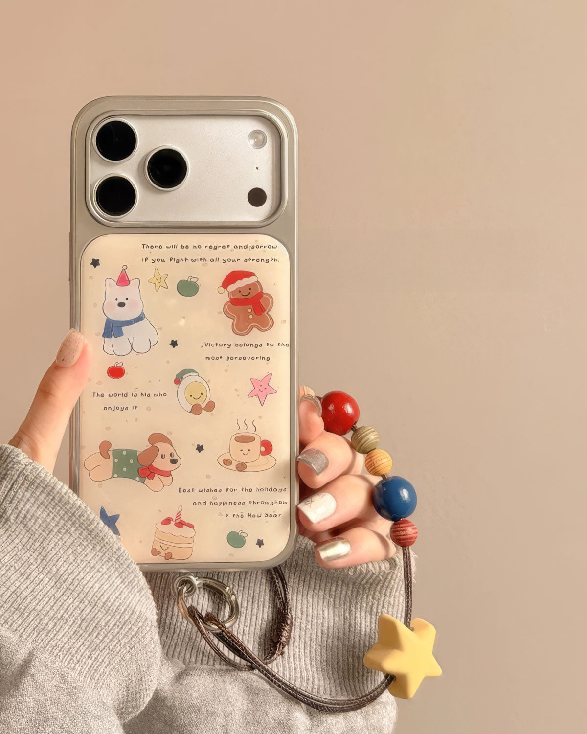HOLIDAY JOY STRAP PHONE CASE