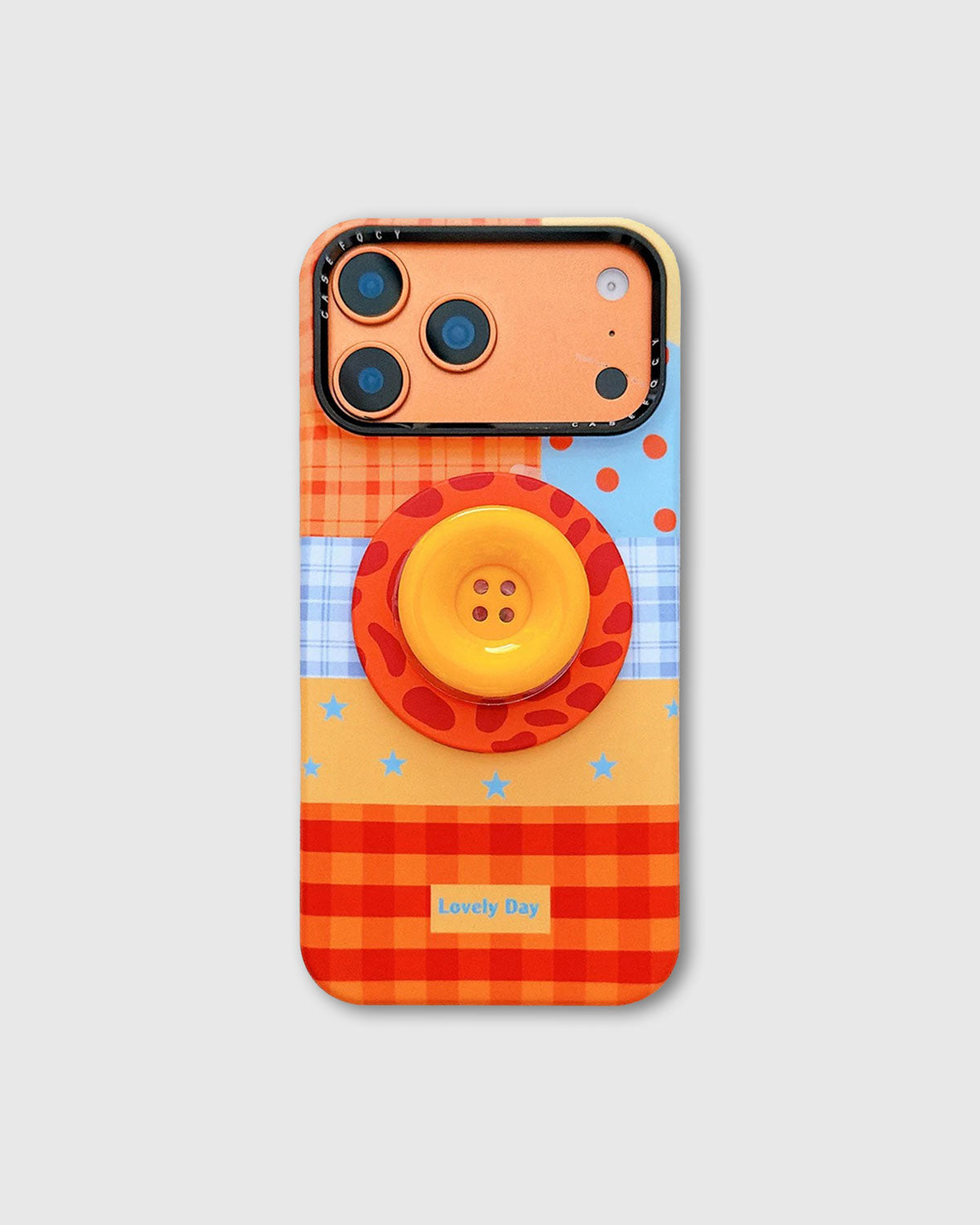 LOVELY DAY BUTTON PHONE CASE