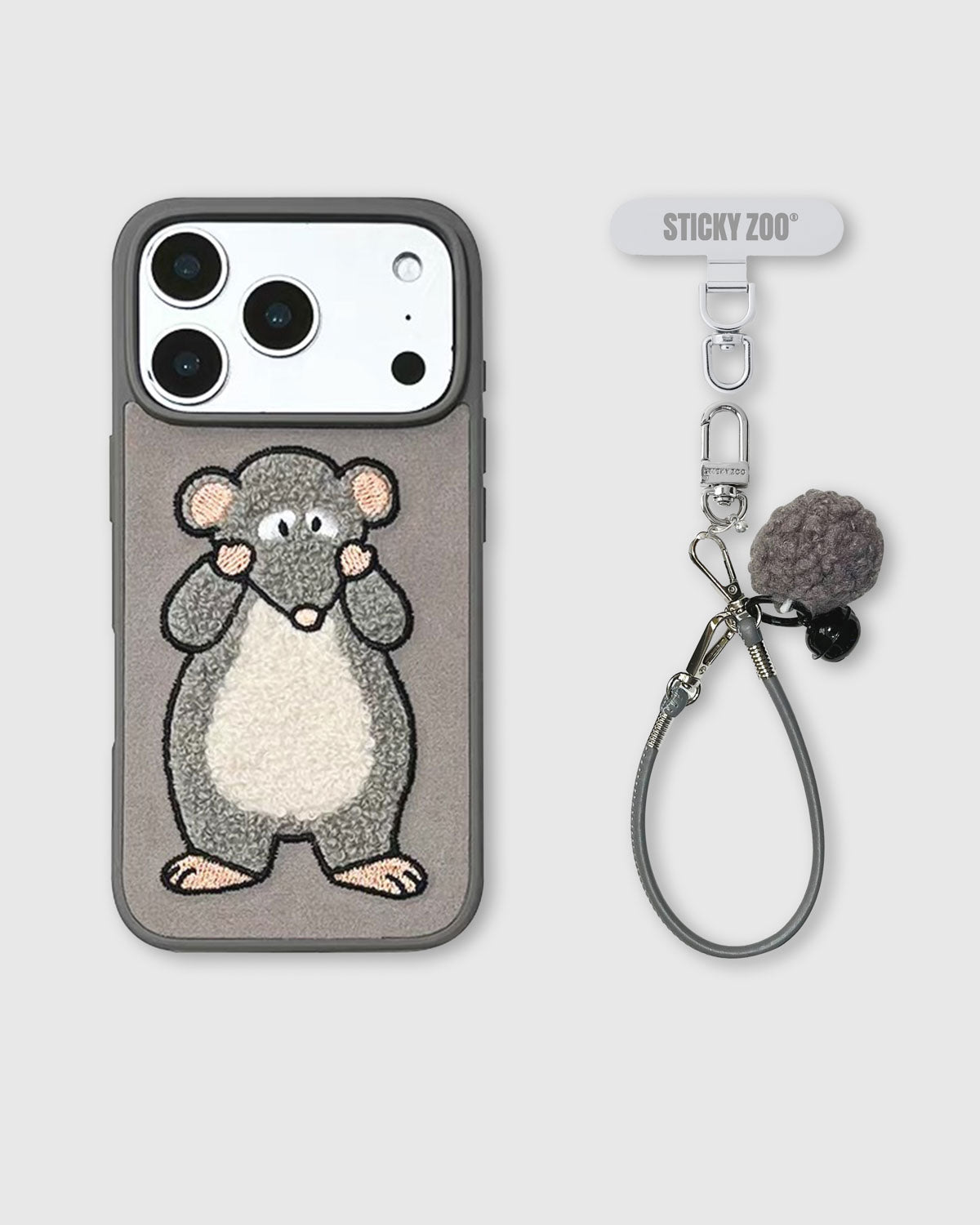 SHY MOUSE PATCH Phone Case