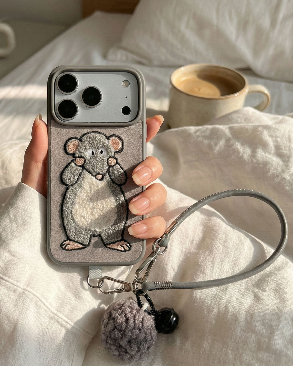 SHY MOUSE PATCH Phone Case