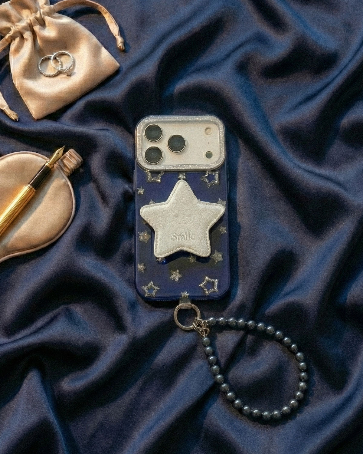 STAR SMILE STRAP PHONE CASE