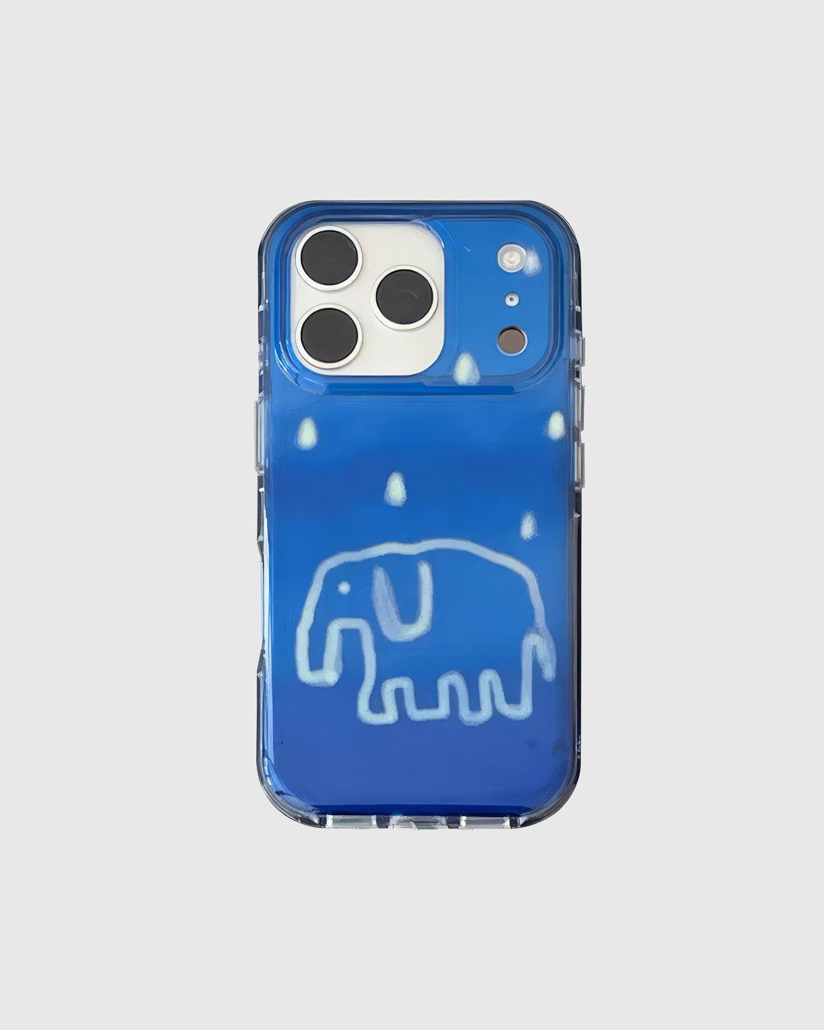 BLUE ELEPHANT STRAP PHONE CASE