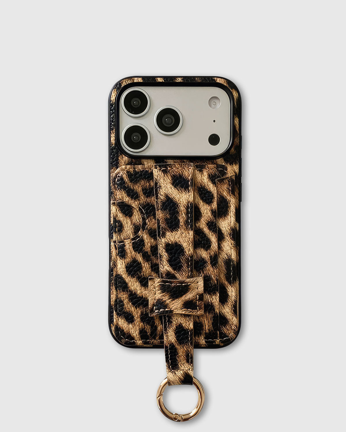 BURGUNDY WALLET STRAP PHONE CASE