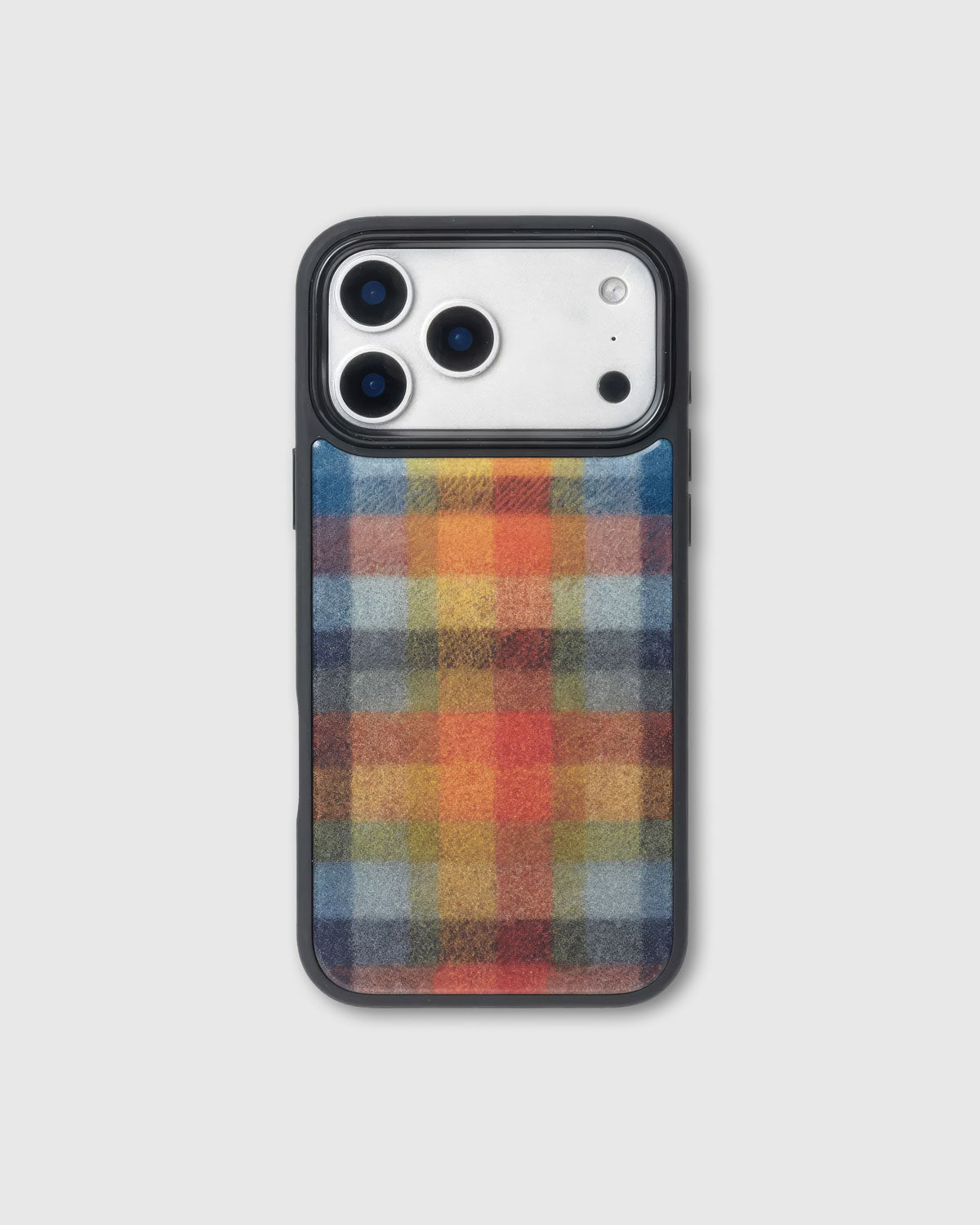 PLAID WOOL GRIP PHONE CASE