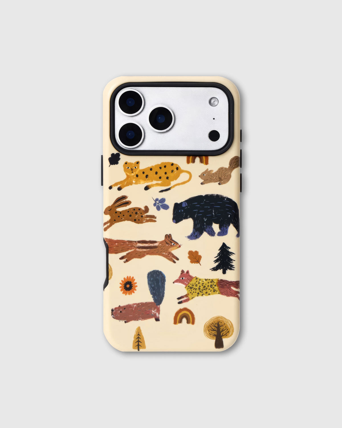 FOREST FRIENDS GRIP PHONE CASE