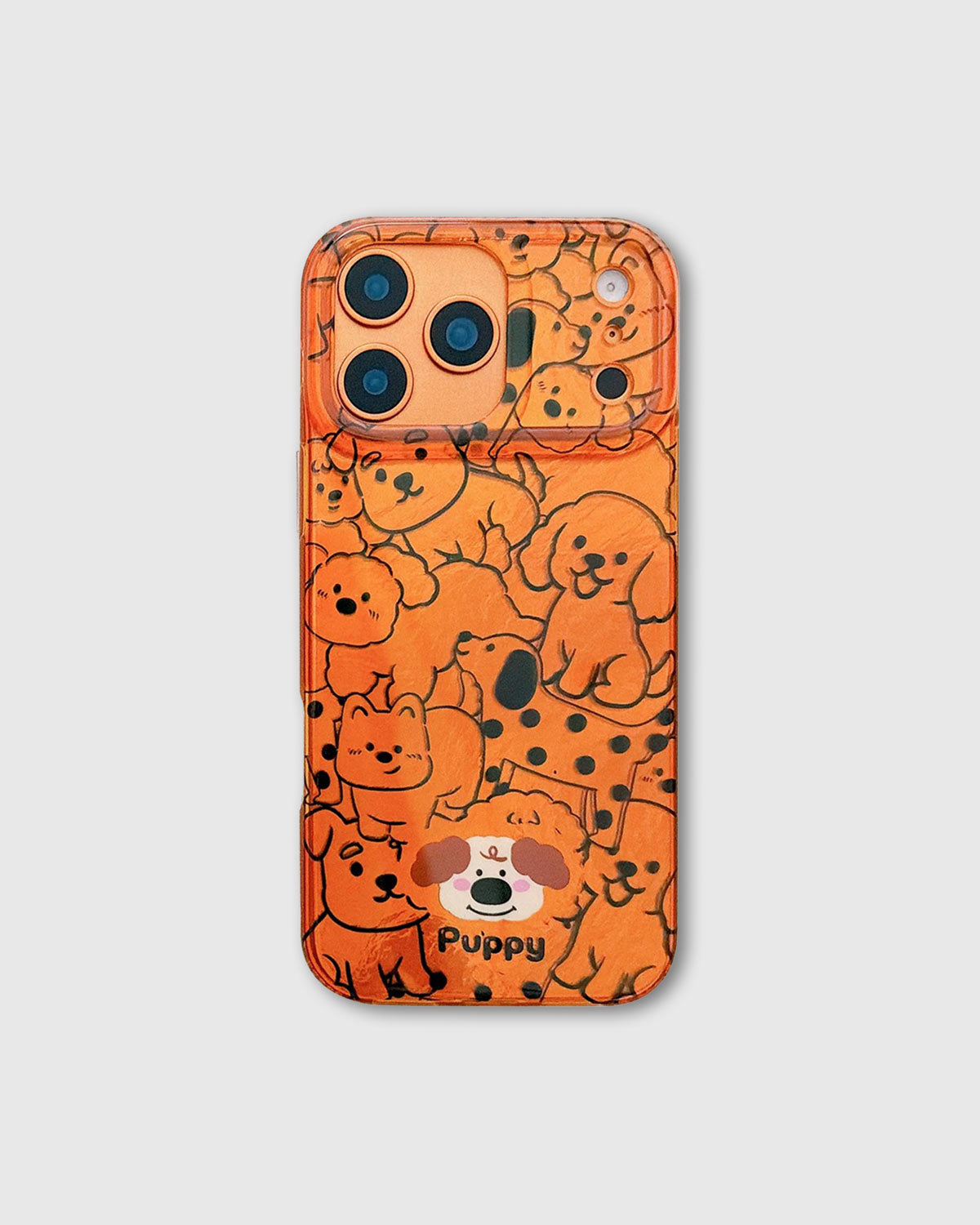 ORANGE PUPPY CROWD Phone Case