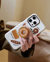 SAMPUL TELEFON PEGANGAN ROTI BULAT