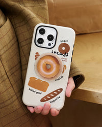 SAMPUL TELEFON PEGANGAN ROTI BULAT