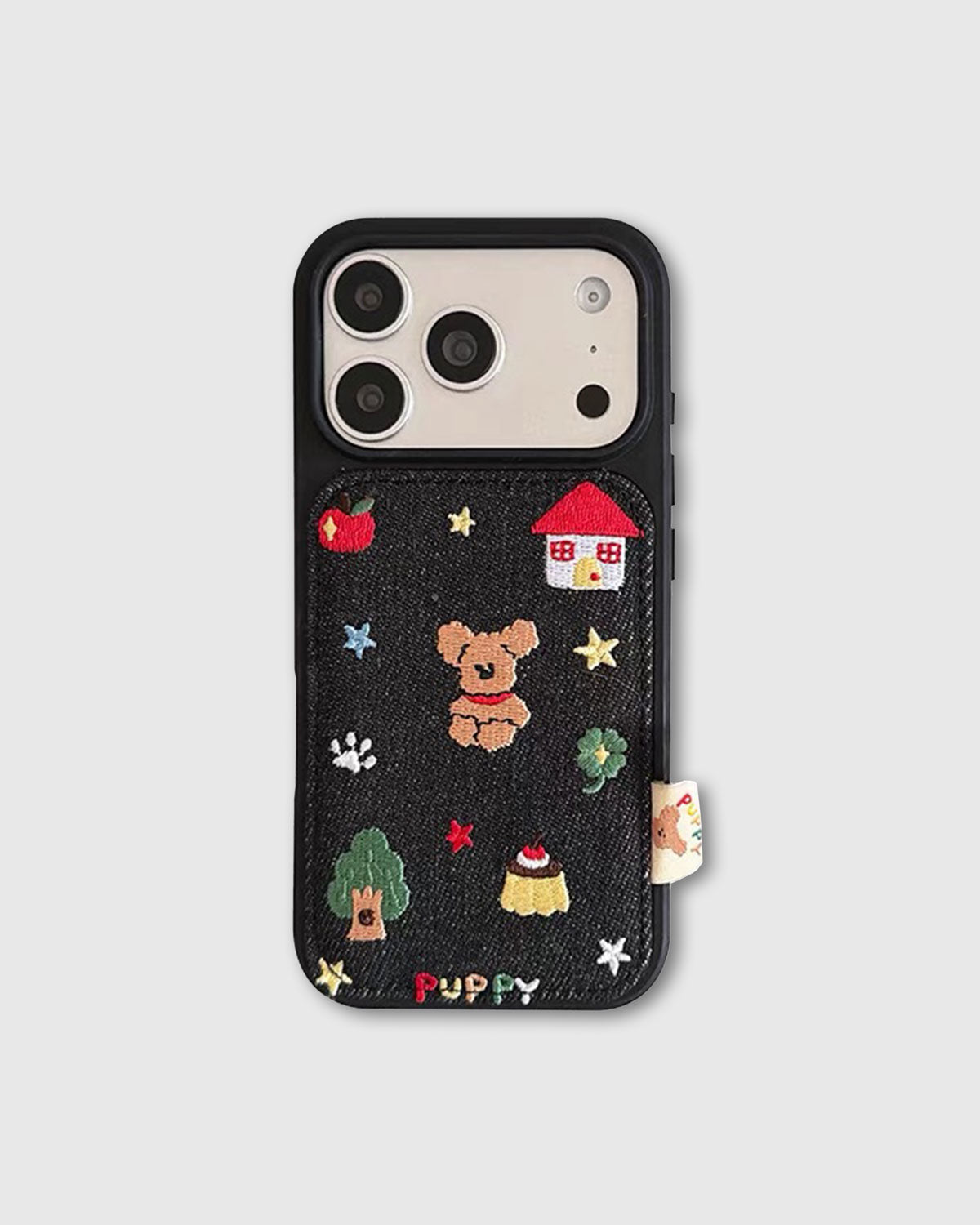 DENIM PUPPY STORY Phone Case