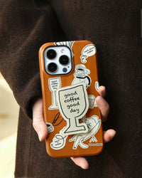 FUNDA PARA TELÉFONO BUEN CAFÉ BUEN DÍA