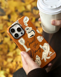 FUNDA PARA TELÉFONO BUEN CAFÉ BUEN DÍA