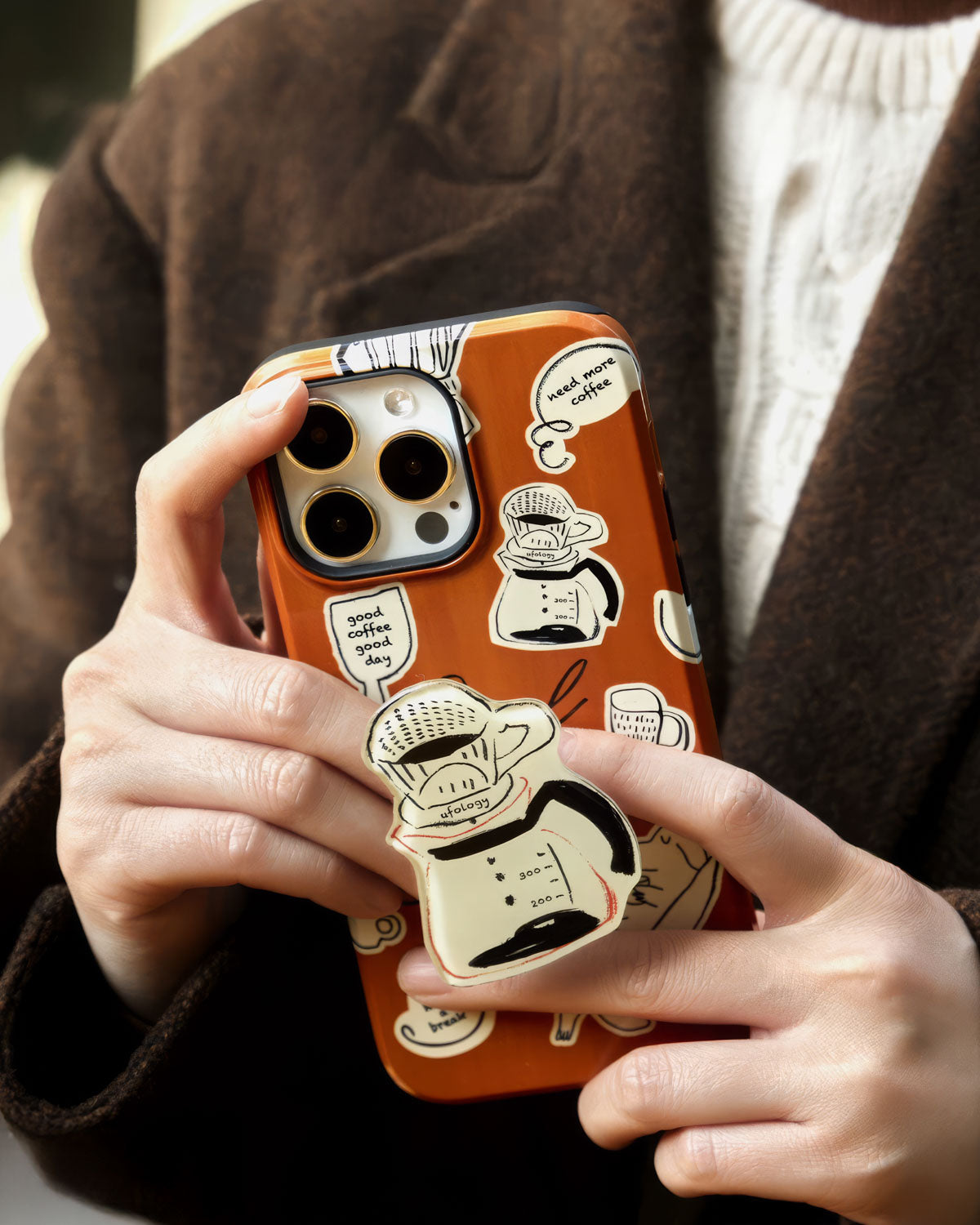 GOOD COFFEE GOOD DAY PHONE CASE