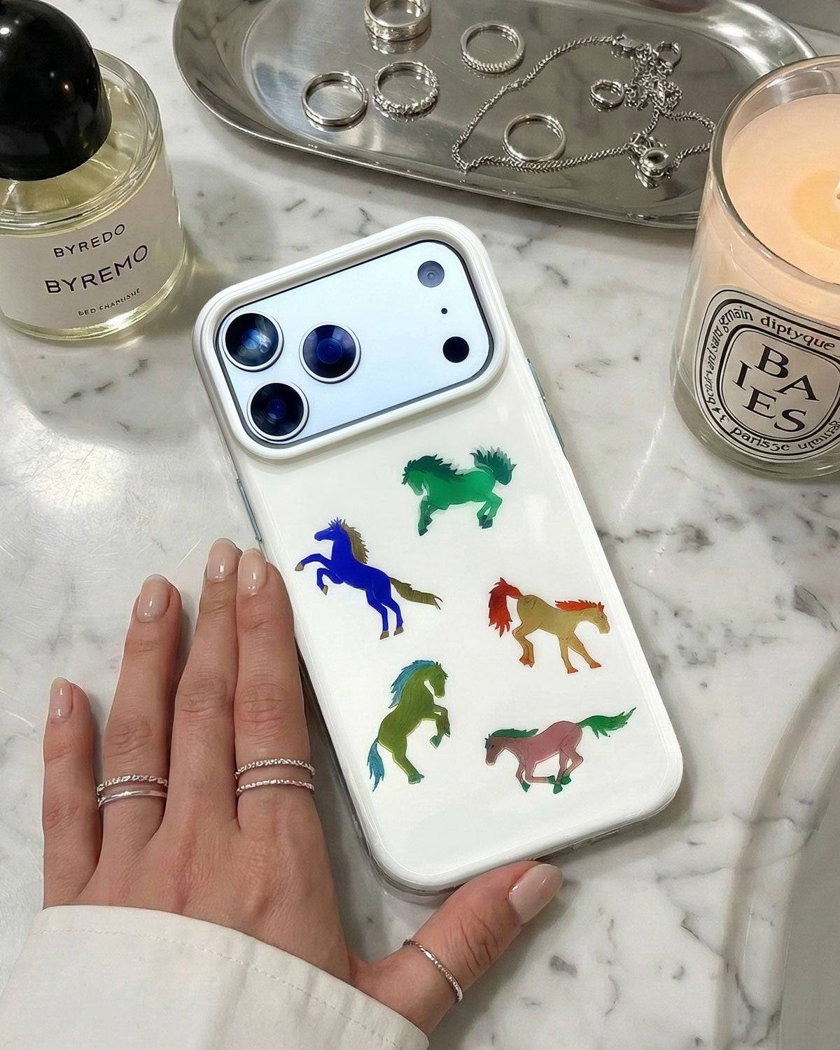 RAINBOW HORSE PARADE Phone Case