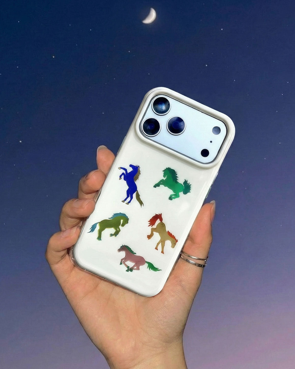 RAINBOW HORSE PARADE Phone Case