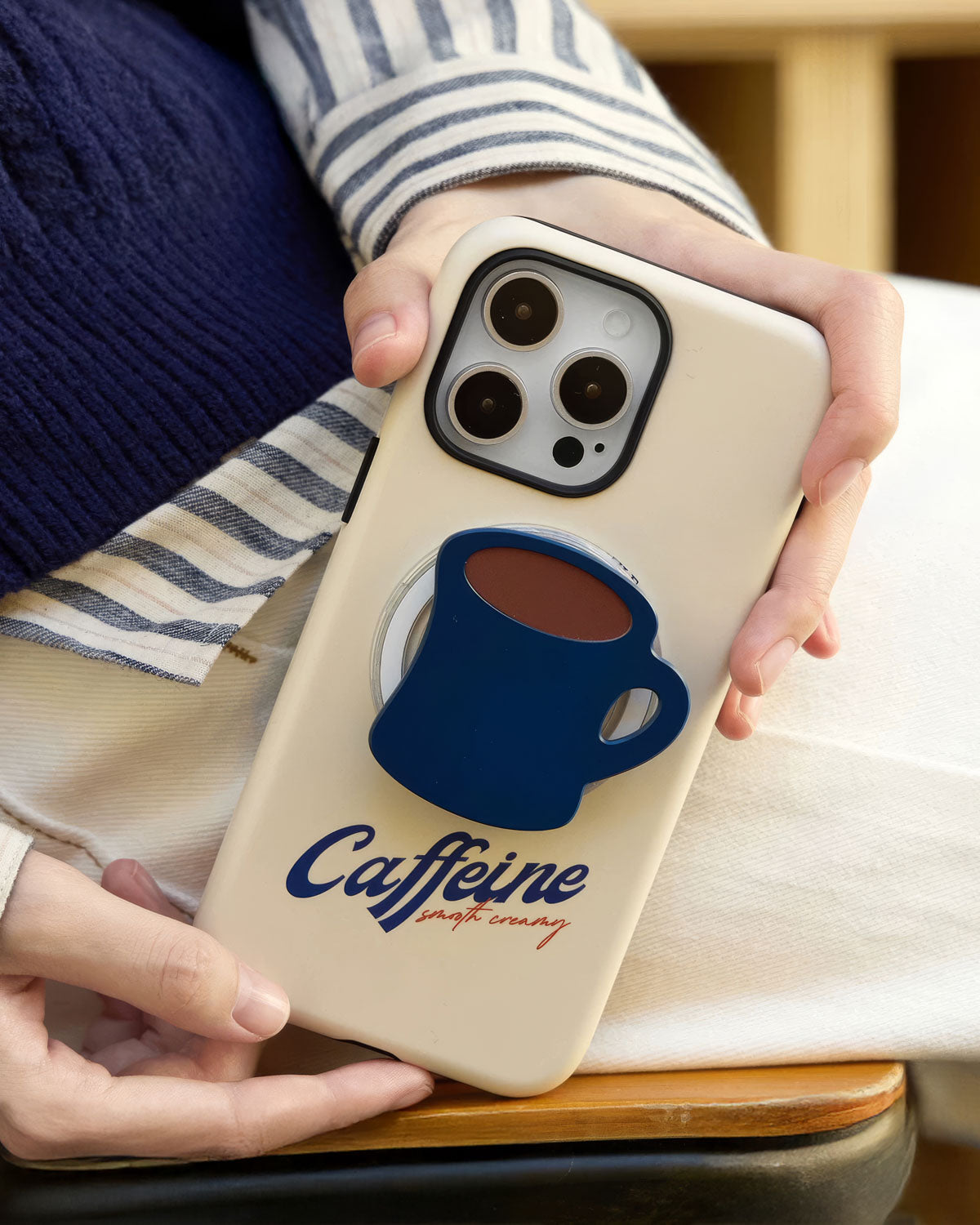 CAFFEINE MUG GRIP PHONE CASE